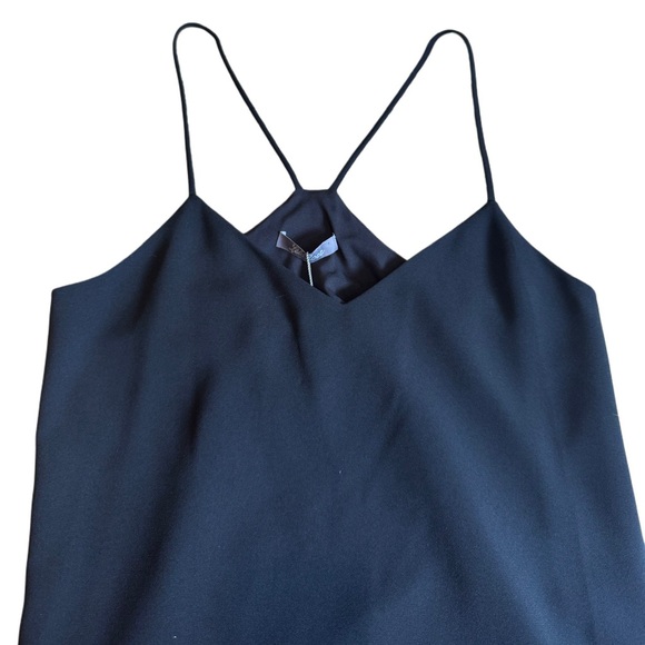 Lela Rose V-neck tank top black NWT - Picture 4 of 7